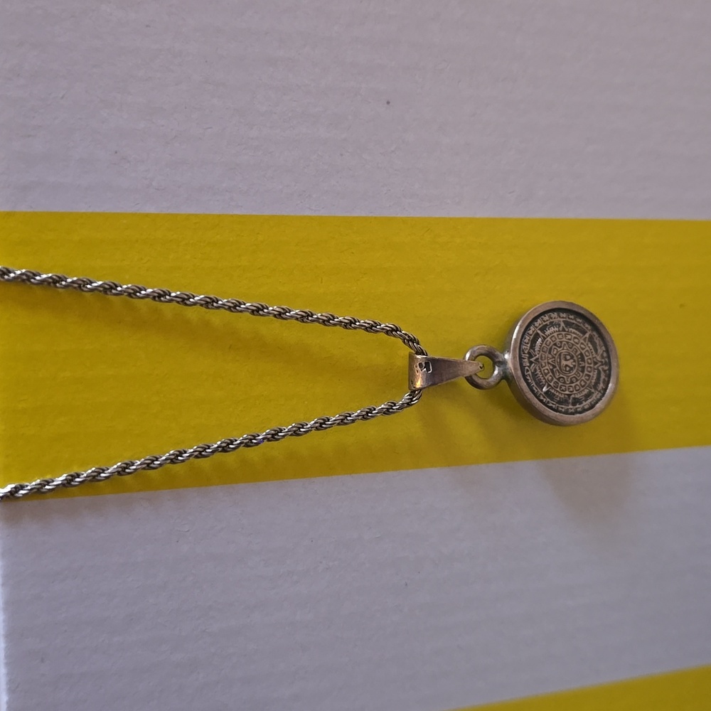 Intricate Sterling Silver Native American Necklace